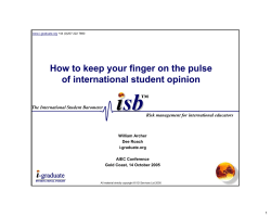 i sb How to keep your finger on the pulse