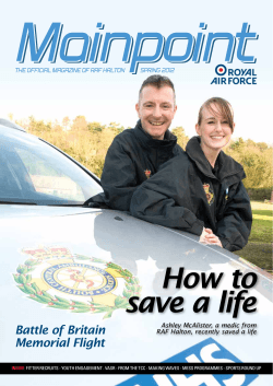How to save a life Battle of Britain Memorial Flight