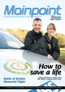 How to save a life Battle of Britain Memorial Flight