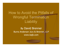 How to Avoid the Pitfalls of Wrongful Termination Li bilit
