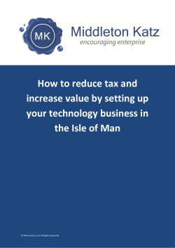 How to reduce tax and increase value by setting up