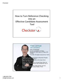 How to Turn Reference Checking into an Effective Candidate Assessment Tool