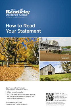 How to Read Your Statement