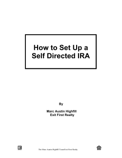 How to Set Up a Self Directed IRA By
