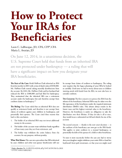 How to Protect Your IRAs for Beneficiaries