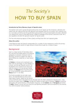 The Society’s HOW TO BUY SPAIN