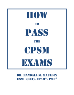 How PASS CPSM Exams