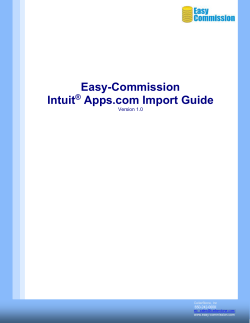 Easy-Commission Intuit Apps.com Import Guide