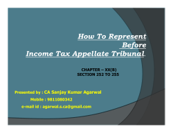 How To Represent Before Income Tax Appellate Tribunal CA Sanjay Kumar Agarwal