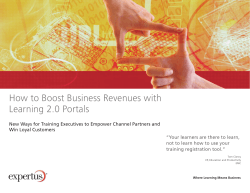How to Boost Business Revenues with Learning 2.0 Portals