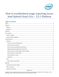 How to troubleshoot usage reporting issues Table of Contents