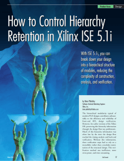 How to Control Hierarchy Retention in Xilinx ISE 5.1i