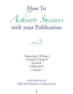How To with your Publication Achieve Success 1