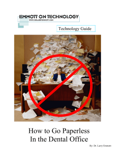 How to Go Paperless In the Dental Office Technology Guide