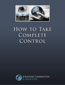 How to Take Complete Contr ol