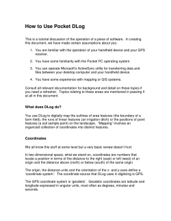 How to Use Pocket DLog