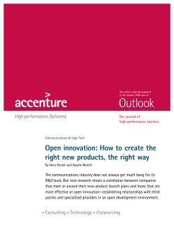 Open innovation: How to create the