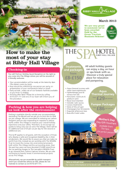 How to make the most of your stay at Ribby Hall Village