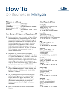 How To  Do Business in Malaysia
