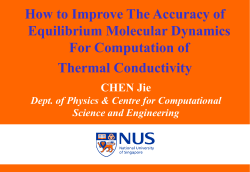 How to Improve The Accuracy of Equilibrium Molecular Dynamics For Computation of