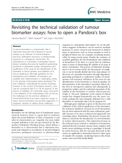 Revisiting the technical validation of tumour ’s box