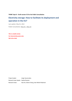 Electricity storage: How to facilitate its deployment and