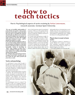 How to teach tactics Part 6: Psychological aspects of tactics training by ,