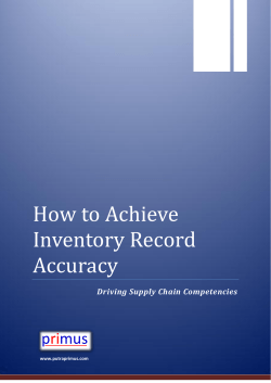 How to Achieve Inventory Record Accuracy