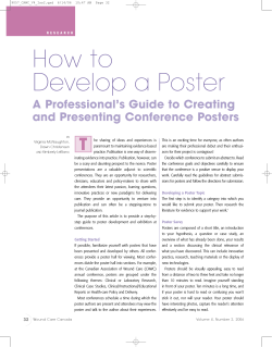 How to Develop a Poster T A Professional’s Guide to Creating