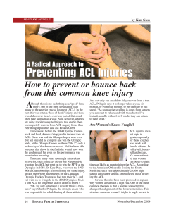 How to prevent or bounce back from this common knee injury A