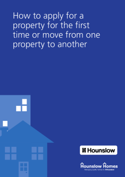 How to apply for a property for the first property to another