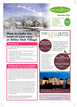 How to make the most of your stay at Ribby Hall Village
