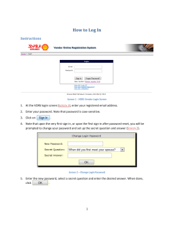 How to Log In Instructions