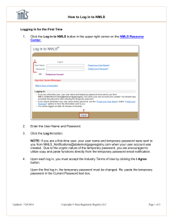 How to Log in to NMLS