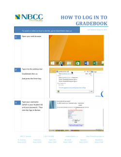 HOW TO LOG IN TO  GRADEBOOK 1