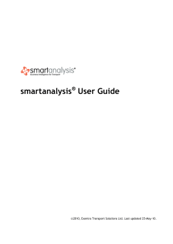 smartanalysis User Guide ®