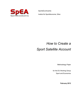 How to Create a Sport Satellite Account