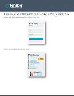 How to Set your Hostname and Receive a Pre-Payment Key  :