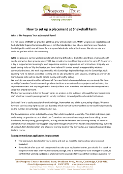 How to set up a placement at Snakehall Farm Growing Differently