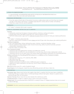 Instructions: How to Fill Out the Statement of Medical Necessity...