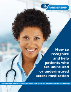 How to recognize and help patients who