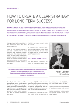 How to create a clear strategy for long-term success