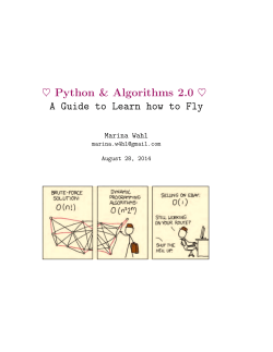 ♥ Python &amp; Algorithms 2.0 ♥ Marina Wahl