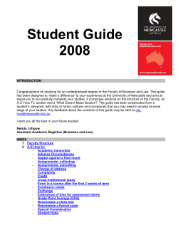 Student Guide 2008