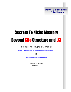 Secrets To Niche Mastery Beyond Structure and Silo