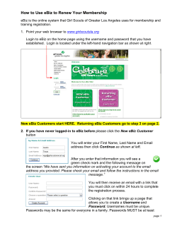 How to Use eBiz to Renew Your Membership