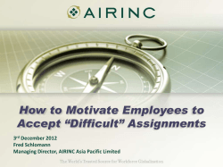 How to Motivate Employees to Accept “Difficult” Assignments 3 December 2012