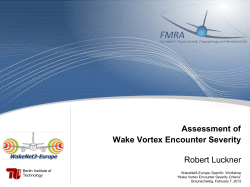 Robert Luckner Assessment of Wake Vortex Encounter Severity Berlin Institute of