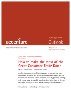 How to make the most of the Great Consumer Trade Down