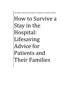 How to Survive a Stay in the Hospital: Lifesaving